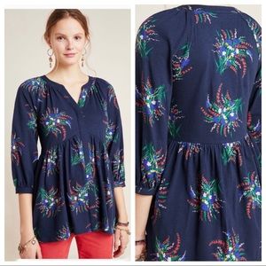 Anthropologie Peasant Babydoll Tunic